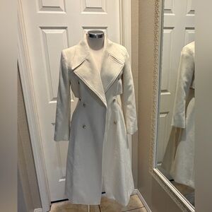 Justin Boots Classic White Trench Coat